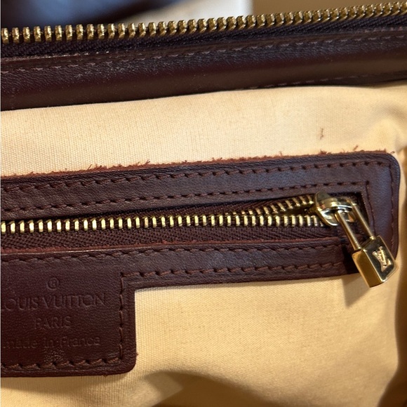 Authentic Louis Vuitton Josephine PM Bordeaux  Mini Lin - Picture 7 of 17
